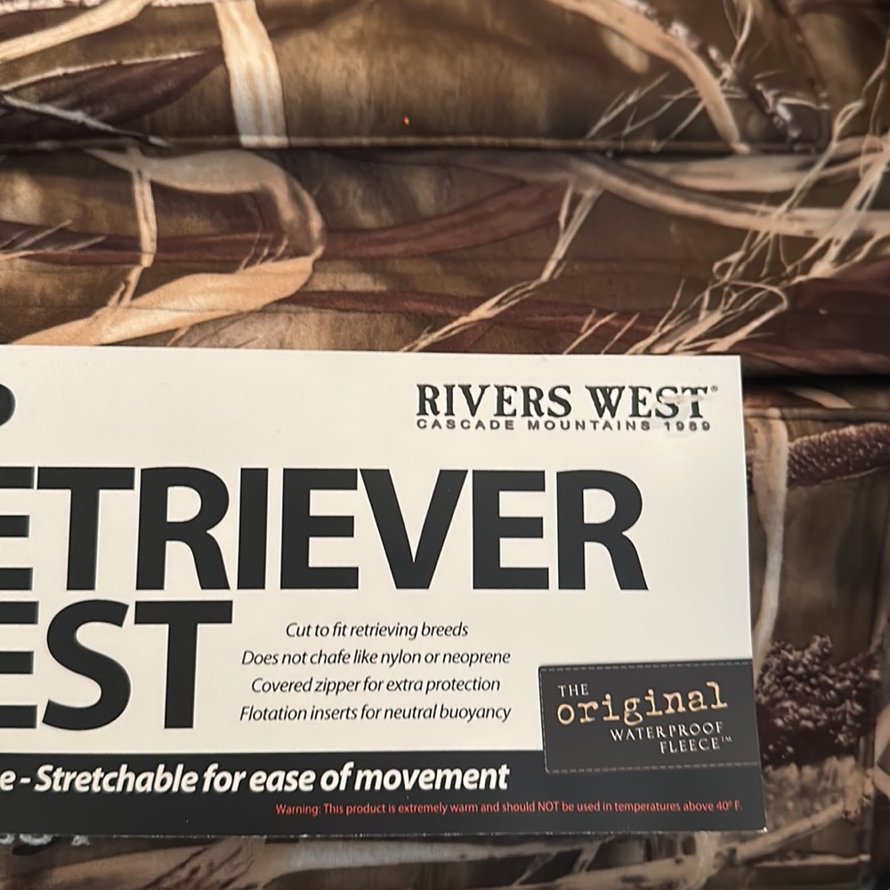H2P Retriever Vest by Rivers West S - Picture 7 of 15